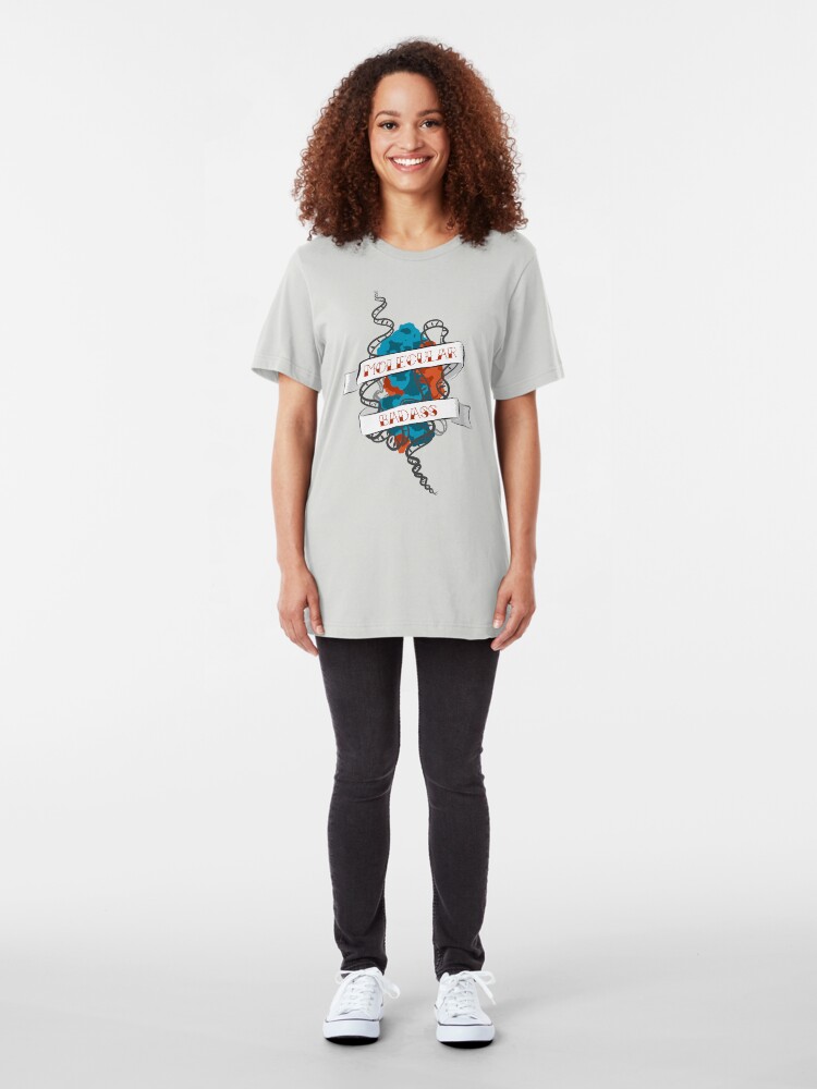 Alternate view of Molecular Badass Tattoo Slim Fit T-Shirt