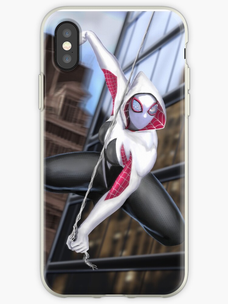 "SpiderGwen" iPhone Cases & Covers by Landon Cassell Redbubble