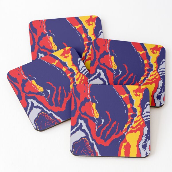 Item preview, Abstract Florescent Red/Blue/Yellow/White  designed and sold by KevenTees.