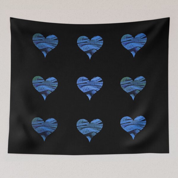 Item preview, Blue hearts designed and sold by Tamm-art.
