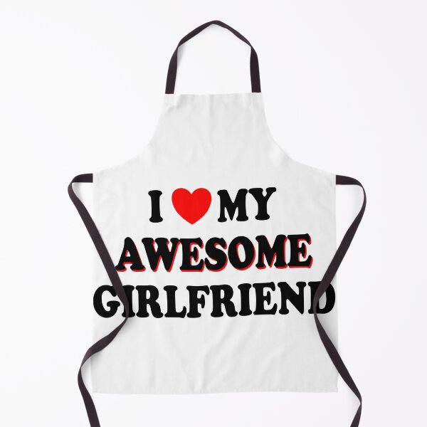 Item preview, Love My Awesome Girlfriend Cute Text Based Relationaship Status & Life Partner Quote Humor designed and sold by ZEROXCOOL.