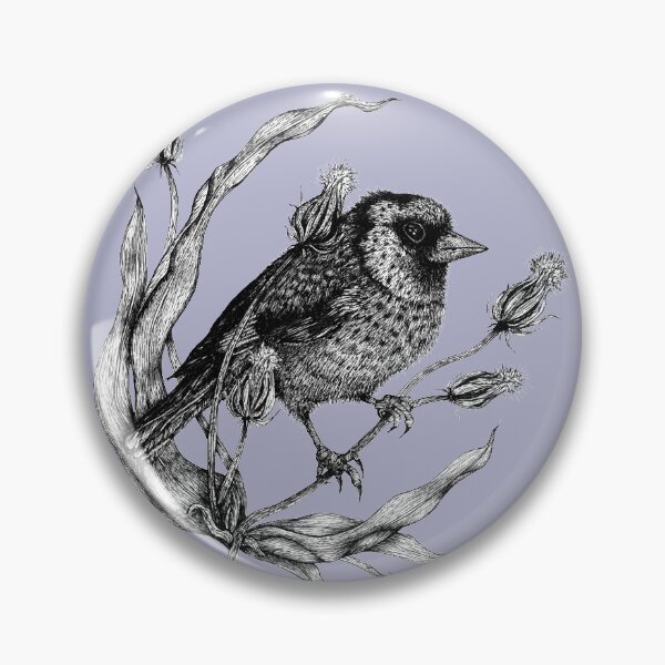 Item preview, Sweet bird Dorothee with plant stone-lavender designed and sold by Susanne Margarete Lutz.
