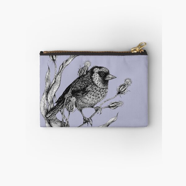 Item preview, Sweet bird Dorothee with plant stone-lavender designed and sold by Susanne Margarete Lutz.