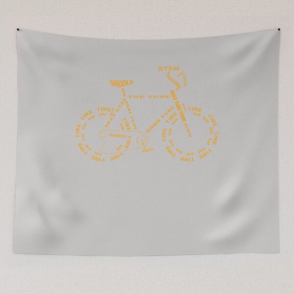 Item preview, Bike Cycling Anatomy Road Bike Racing Funny Bicycle Cyclist designed and sold by GINIART.