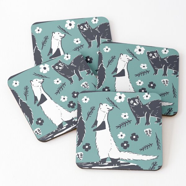 Item preview, Fisher Martens Pattern in turquoise blue designed and sold by belettelepink.