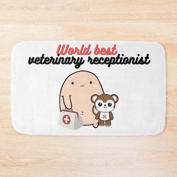 Item preview, World best veterinary receptionist designed and sold by Yellowsprint.