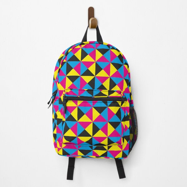 Item preview, Geometric Triangle Pattern (CMYK) designed and sold by John Uttley.