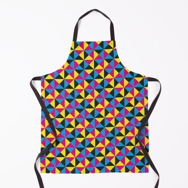 Item preview, Geometric Triangle Pattern (CMYK) designed and sold by John Uttley.