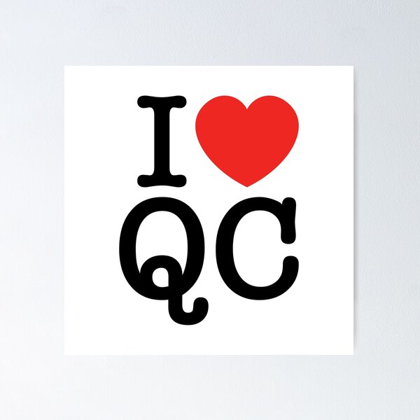 Item preview, I Heart QC designed and sold by mantrasupply.