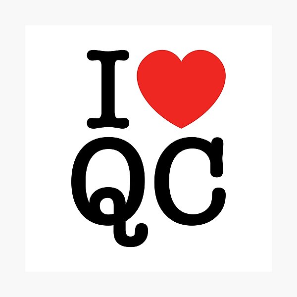 Item preview, I Heart QC designed and sold by mantrasupply.
