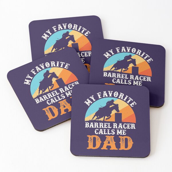 Item preview, My Favorite Barrel Racer Calls Me Dad Barrel Racing designed and sold by jaygo.
