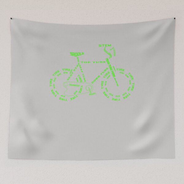Item preview, Bike Cycling Anatomy Road Bike Racing Funny Bicycle Cyclist designed and sold by GINIART.
