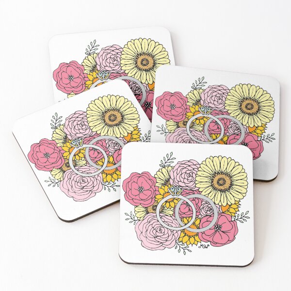 Artikelvorschau, Blumen Ehering Design entworfen und verkauft von Sweeter Than Honey Designs.