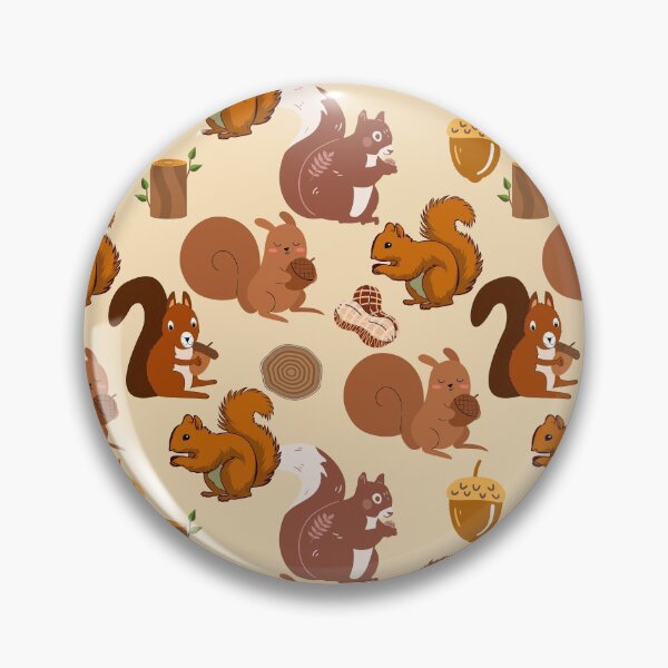 Item preview, Squirrel Themed Pattern designed and sold by Anannya  Mondal.