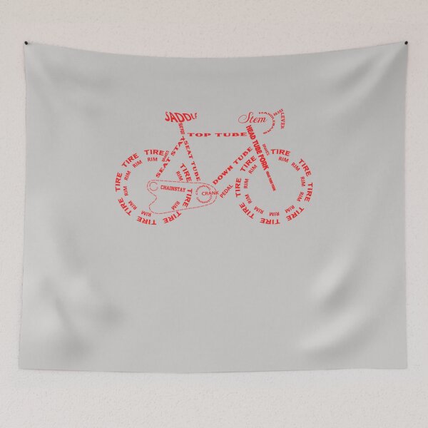 Item preview, Bike Cycling Anatomy Road Bike Racing Funny Bicycle Cyclist designed and sold by GINIART.