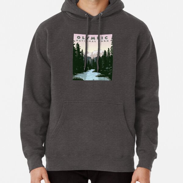 Olympic National Park Washington Pullover Hoodie