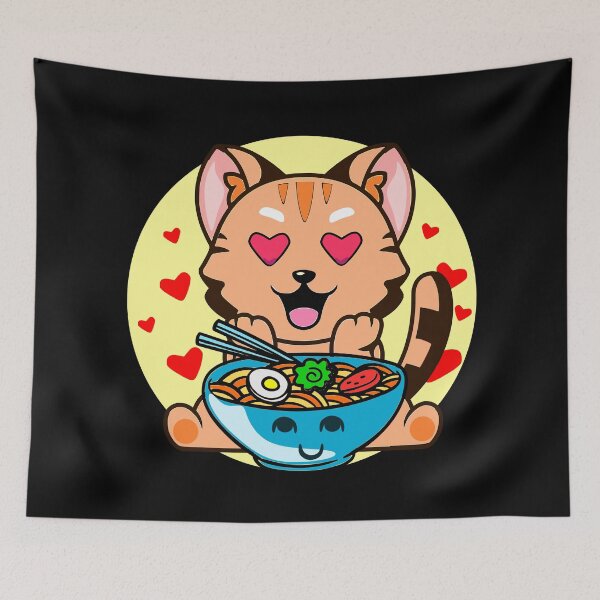 Item preview, Think Ramen Think Noodles Cute Anime And Ramen designed and sold by Imakeyouhappy.