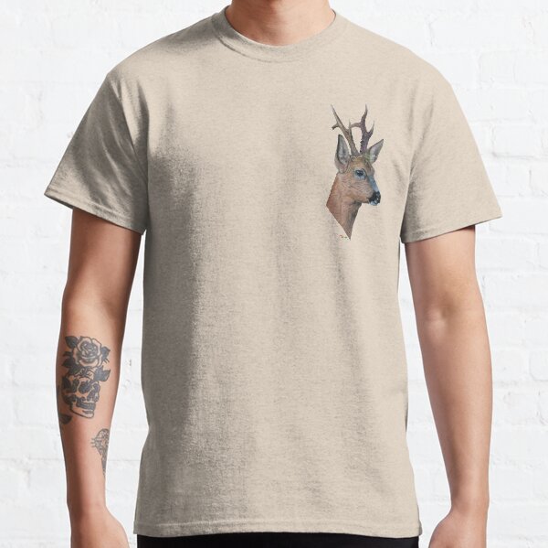 Tête de chevreuil par Sab Arts T-shirt classique