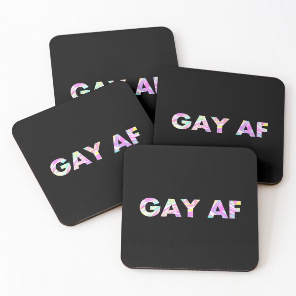 Item preview, Gay AF In Psychedelic Colours designed and sold by SquareClub.