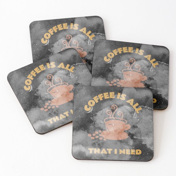 Item preview, Coffee is all that I need designed and sold by basileiossav.