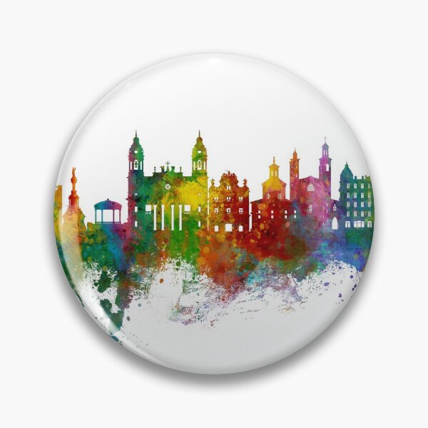 Artikelvorschau, Pamplona Spain Skyline entworfen und verkauft von ArtPrints.