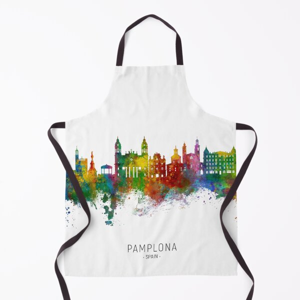 Item preview, Pamplona Spain Skyline designed and sold by ArtPrints.