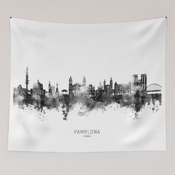 Item preview, Pamplona Spain Skyline designed and sold by ArtPrints.