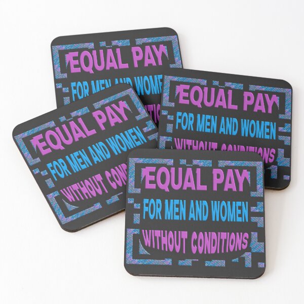 Item preview, Equal pay for men and women without conditions designed and sold by Ralek.