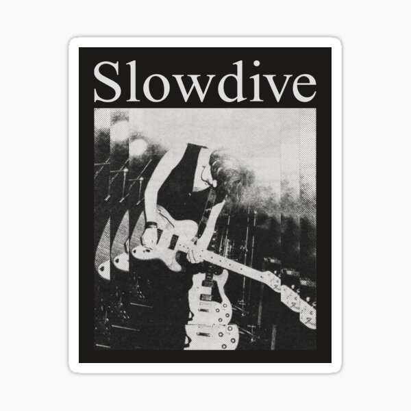 Slowdive Souvlaki Album Cover Ink Screenprint Design Sticker for Sale by  ameliav2002