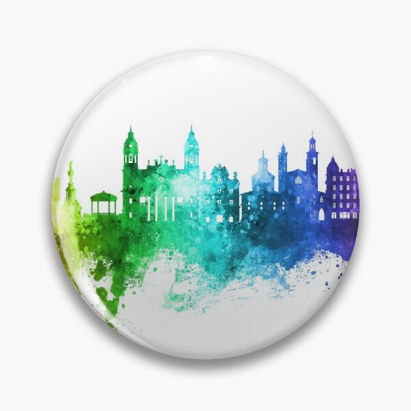 Artikelvorschau, Pamplona Spain Skyline entworfen und verkauft von ArtPrints.