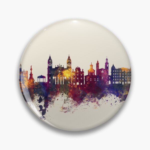 Item preview, Pamplona Spain Skyline designed and sold by ArtPrints.