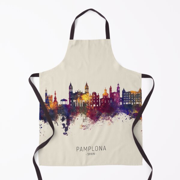 Item preview, Pamplona Spain Skyline designed and sold by ArtPrints.