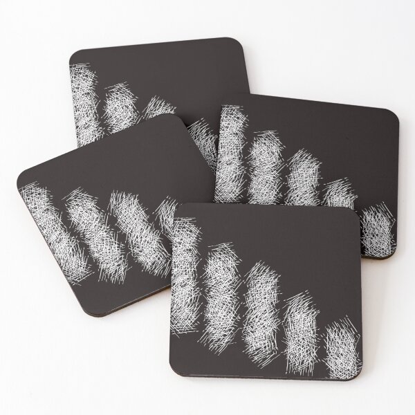 Item preview, Modern minimalist line pattern in black and white designed and sold by Susanna Schorr.
