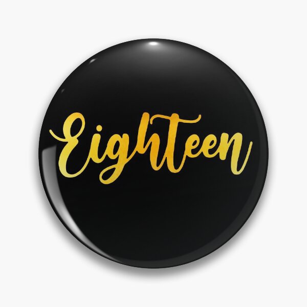 Item preview, 18 Eighteen Years Old - Gold Edition - 18th Birthday designed and sold by urban-design.