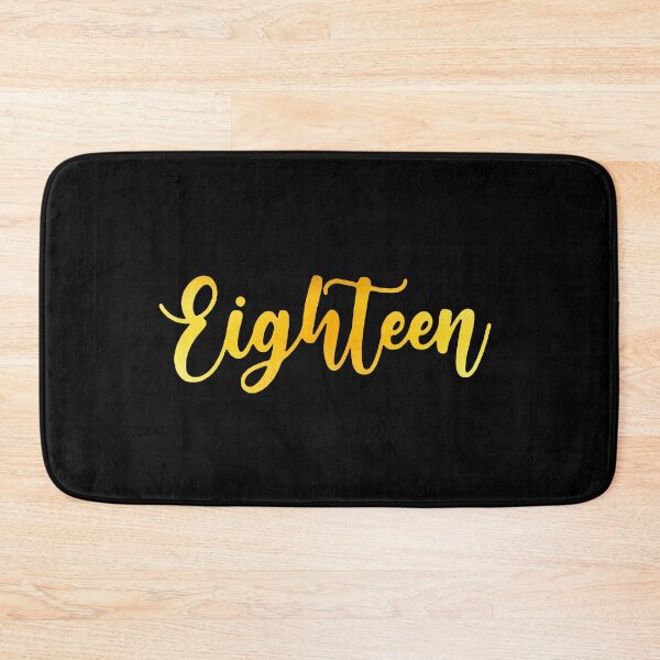 Item preview, 18 Eighteen Years Old - Gold Edition - 18th Birthday designed and sold by urban-design.