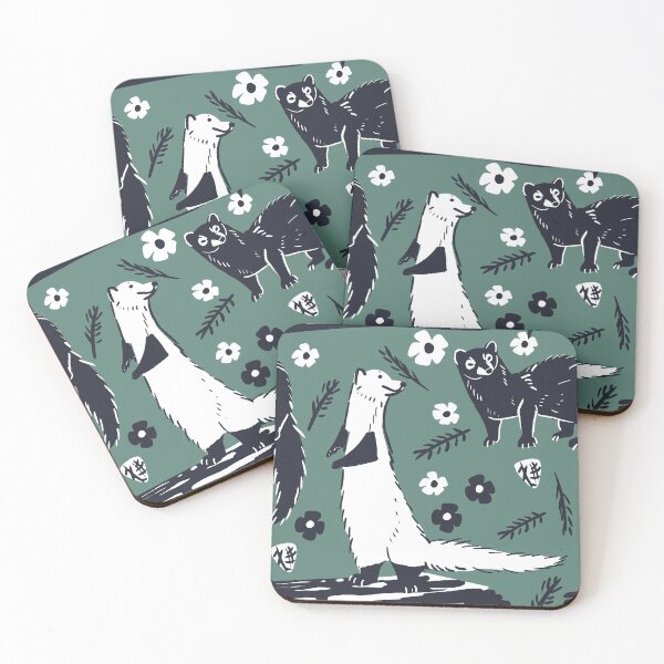 Item preview, Fisher Martens Pattern in teal designed and sold by belettelepink.