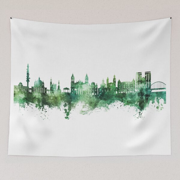 Item preview, Pamplona Spain Skyline designed and sold by ArtPrints.