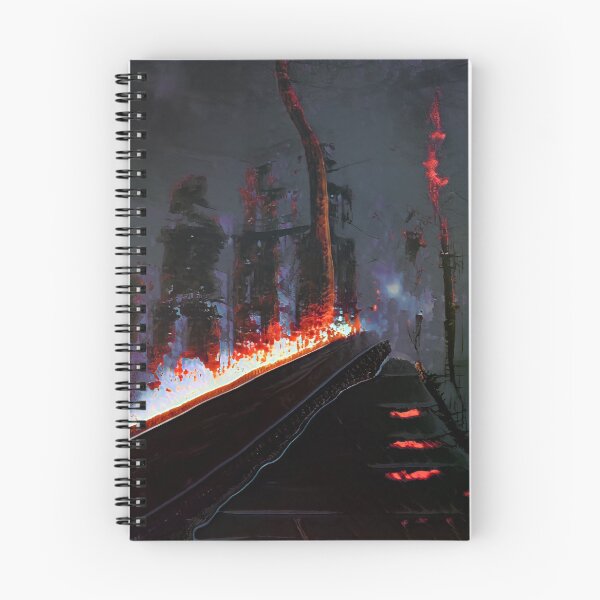 Item preview, Dark Dystopian Future Landscape designed and sold by BioDigital-Jazz.