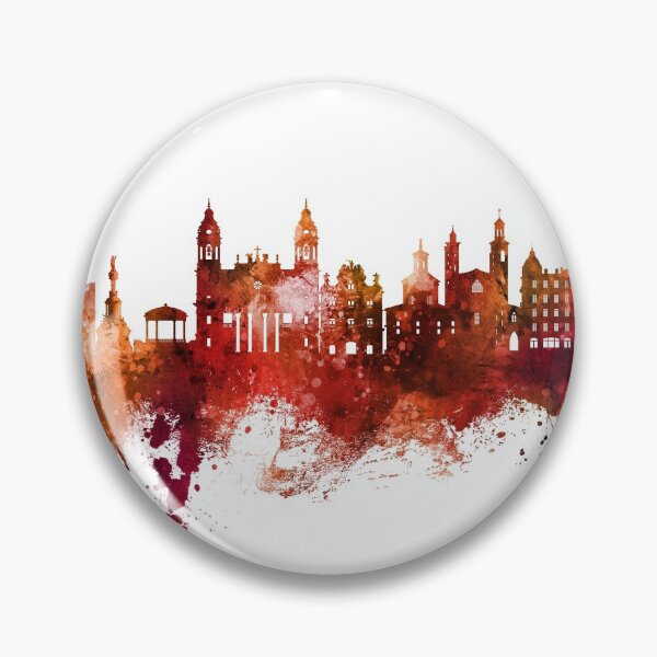 Item preview, Pamplona Spain Skyline designed and sold by ArtPrints.