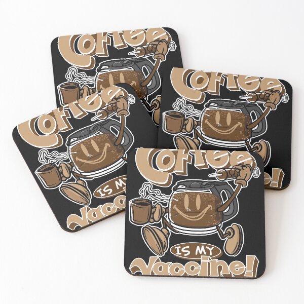 Item preview, Coffee is my Vaccine with Syringe of Coffee by eShirtLabs designed and sold by eShirtLabs.