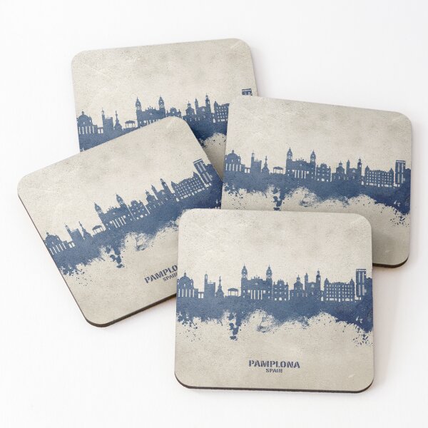 Item preview, Pamplona Spain Skyline designed and sold by ArtPrints.