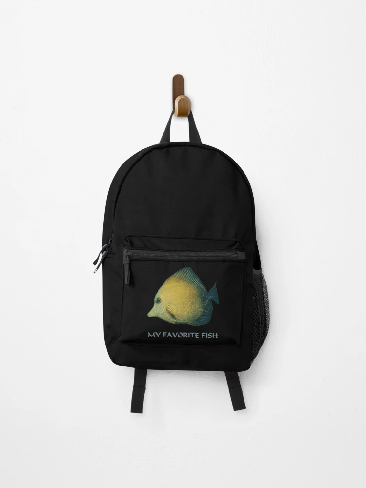 Thumbnail 1 of 3, Backpack, Fish with quote designed and sold by SpringForever.