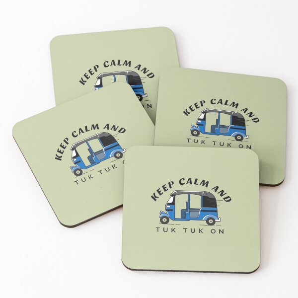 Item preview, Bandhan gift  keep calm and tuk tuk on - funny tuk tuk designed and sold by NobelFashion.