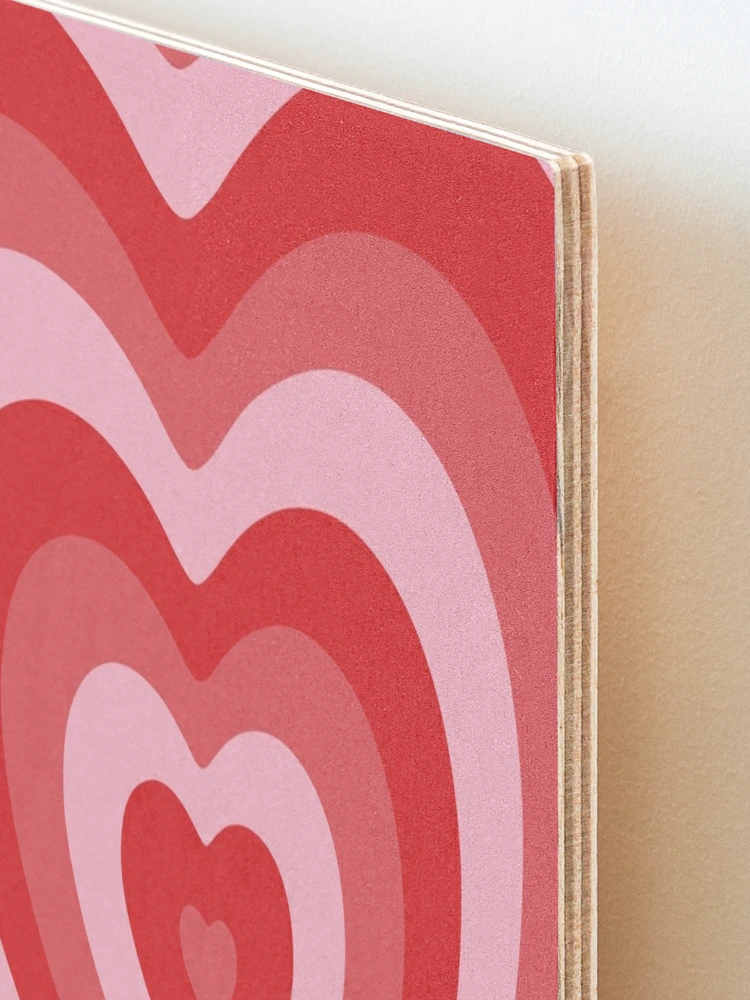 pink monochrome heart Canvas Print for Sale by y2krevival