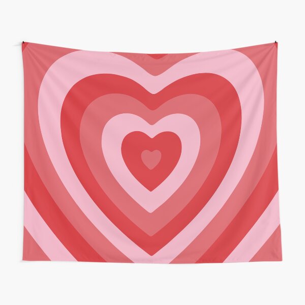 Pink Heart Y2K Aesthetic Tapestry for Sale by Freshfroot Redbubble