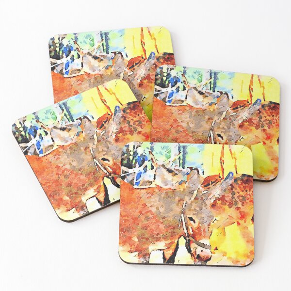 Item preview, Two donkeys in the stable designed and sold by Giuseppe Cocco.