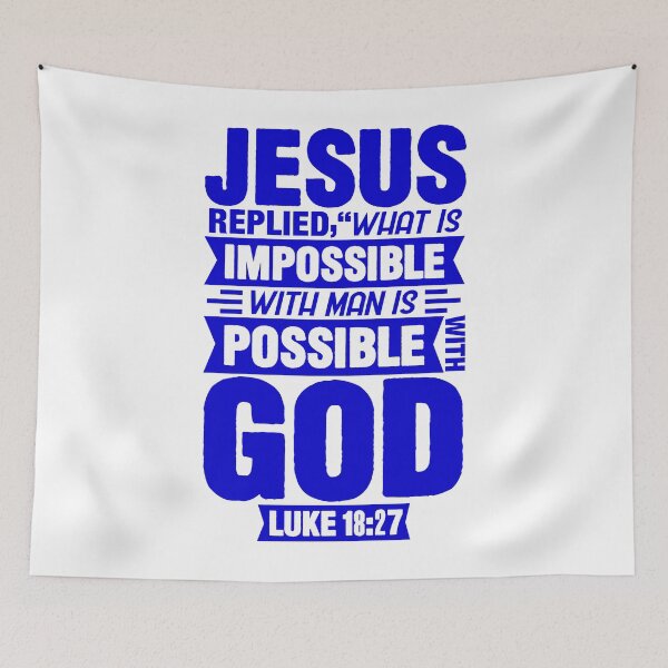 Item preview, Luke 18:27 designed and sold by plushism.