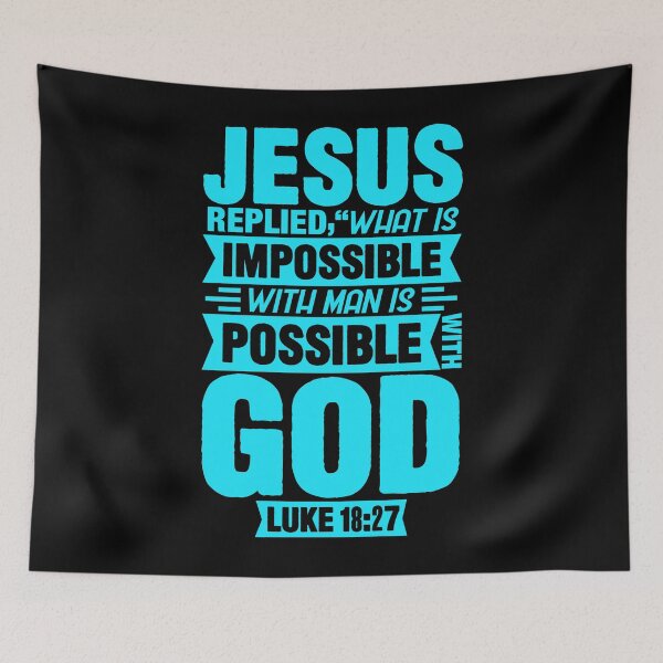 Item preview, Luke 18:27 designed and sold by plushism.