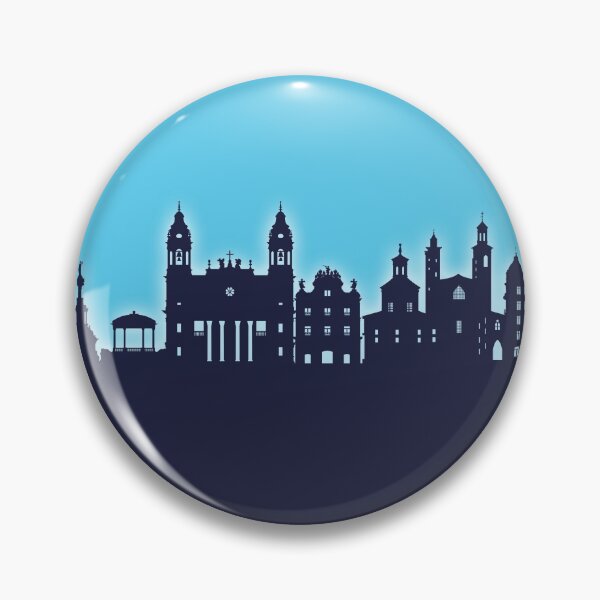 Artikelvorschau, Pamplona Spain Skyline entworfen und verkauft von ArtPrints.
