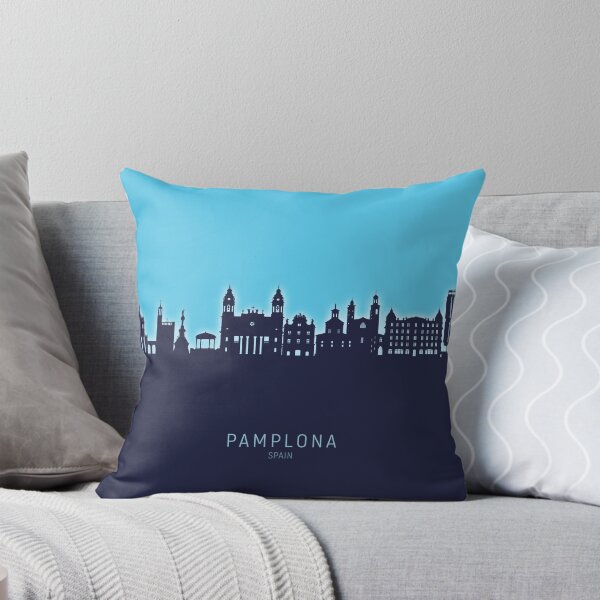 Item preview, Pamplona Spain Skyline designed and sold by ArtPrints.